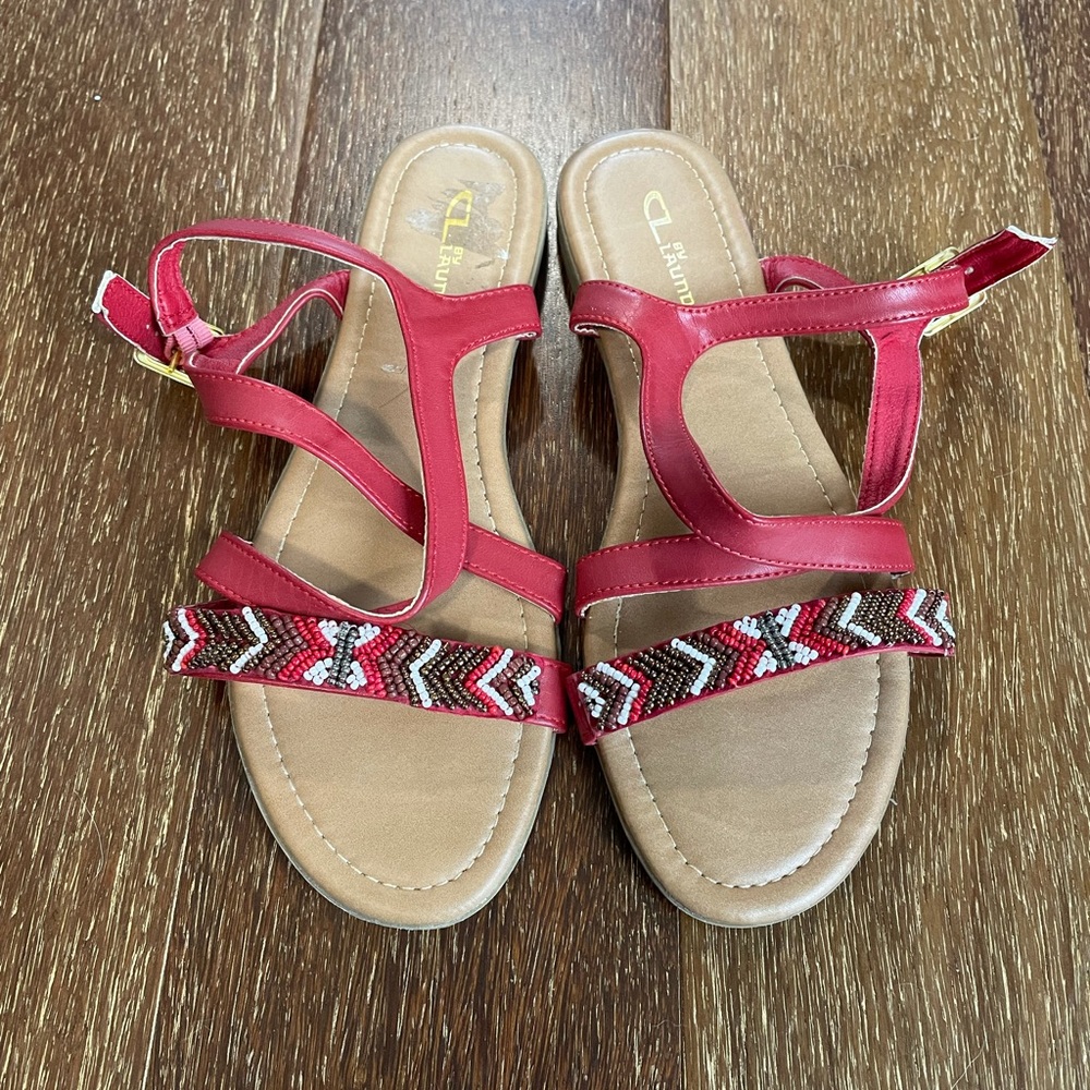 *SOLD* 🍁CL  by Laundry Sandals